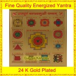 Baglamukhi Yantra Golden Colour Foil 3.5"X3.5" Size